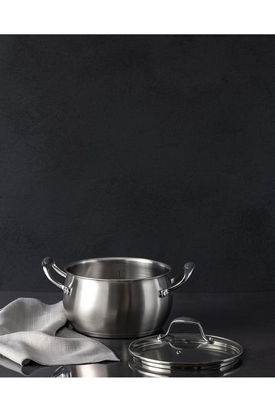 Madame Coco Avery Deep Pot - Steel - 20 cm