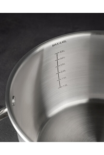 Madame Coco Colin Derin Tencere - Çelik - 22 cm