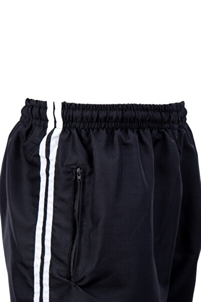 Oppland Ανδρικό σορτς μεγάλου μεγέθους με ελαστική μέση και τσέπες με κορδόνια, καλοκαιρινό ριγέ μοντέλο Άνετο πλήρες προϊόν