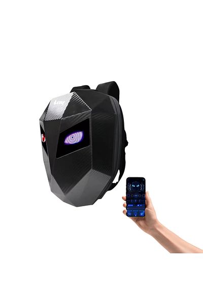 ENDRO Led Eyed Carbon Biker Backpack