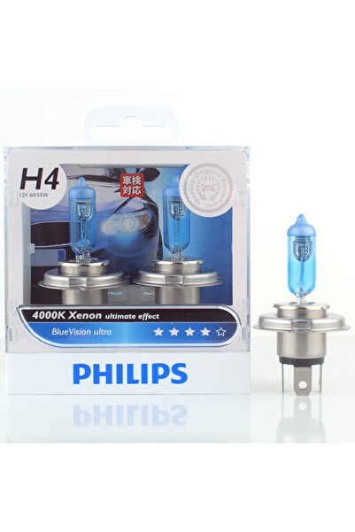 Choice16 مصابيح أمامية هالوجينية للسيارة من فيليبس H4 4000K عدد 2، متوافقة مع...
