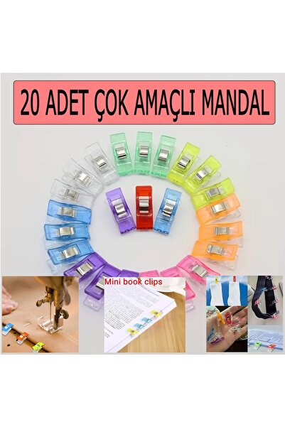 twowall Çok amaçlı mandal, dikiş mandalı kumaş mandalı kağıt mandalı