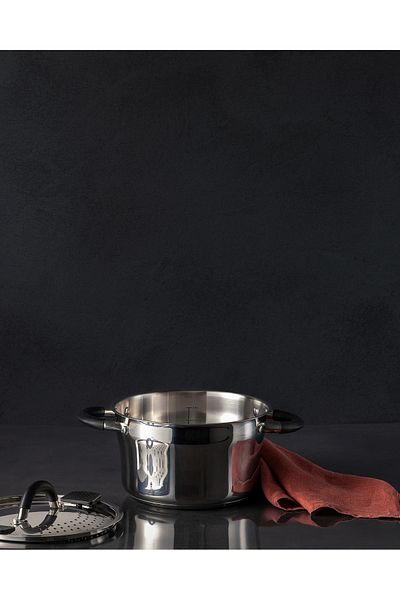Madame Coco Madeline Deep Pot - Steel - 20 cm