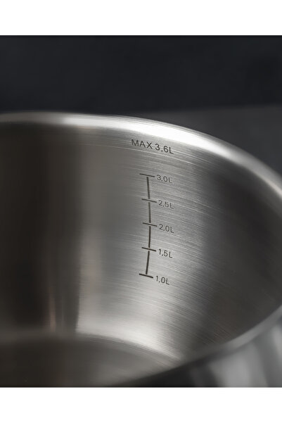 Madame Coco Avery Derin Tencere - Çelik - 20 cm