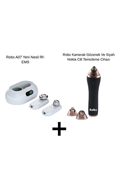 ROBX A07 RF + EMS Cihazı ve Siyah Nokta Temizleme Cİhazı