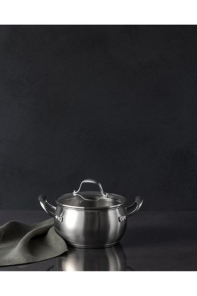 Madame Coco Avery Deep Pot - Steel - 18 cm