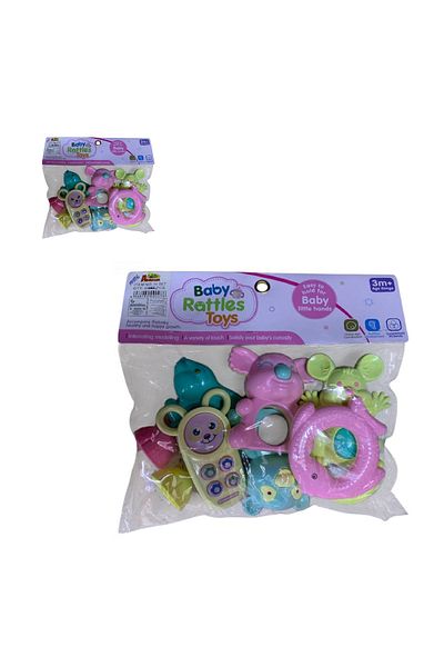 rexa Multi-Sensory Baby Rattle Set – Developmental Toys for Infants