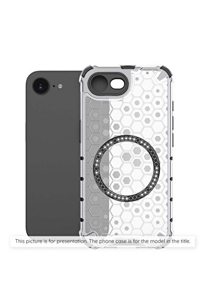 SKYDDAR INNOVATION Carcasă pentru iPhone 17, HoneyComb Shield MagSafe, albă, ...