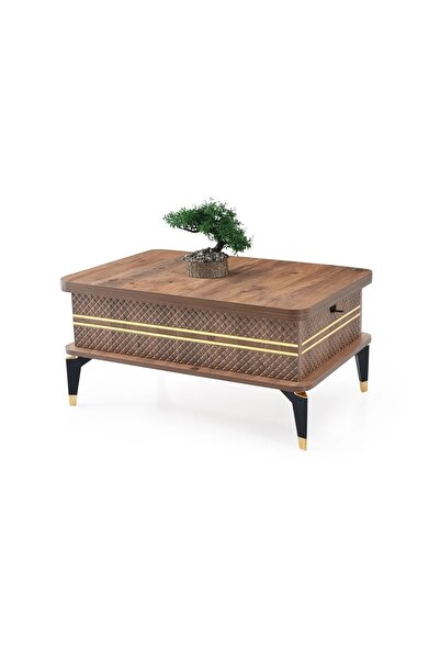 OnurEvimde Akıllı Sihirli Kademeli Sehpa Fonksiyonel Orta Sehpa Açılabilir Se...