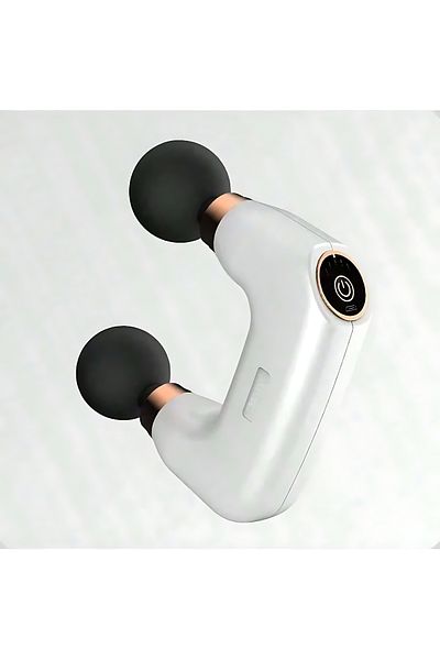Biki Dual Head Massage Gun Deep Tissue Massager with 5 Speeds, Smart Chip and Long-Lasting Battery