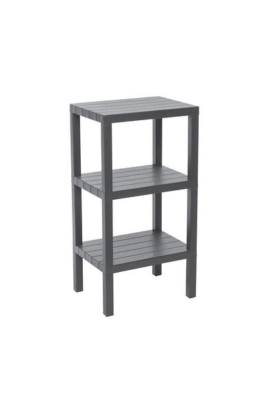 Emperium Gray Modular Unit with 3 Shelves Plastic 38X29X74 cm (5122)