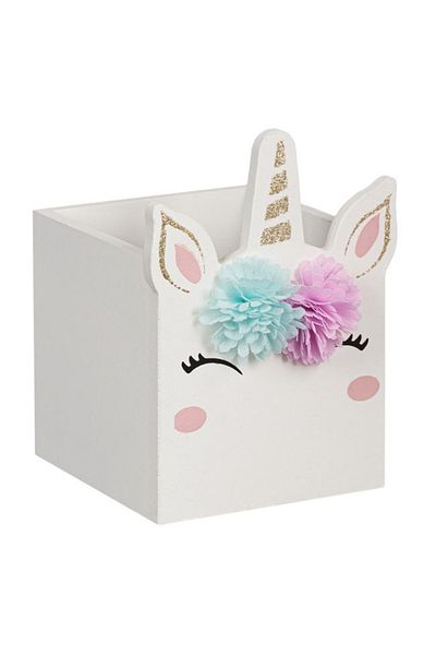 OEM Decorative Wooden Box Unicorn 10x10x14 cm