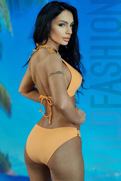 WildFashion 2-piece swimsuit with beads and pebbles SW2364-19 S/M