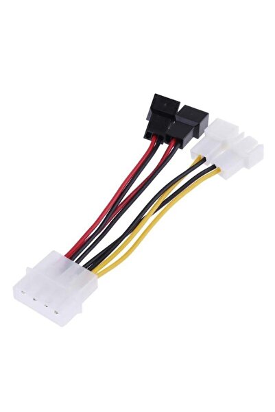 Temiz Pazar 4475 Fan Çoklayıcı Kablosu Splitter 4 pin Switch 3 pin 3 Port