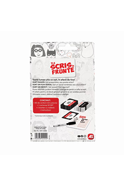 As JOC DE CARTI TI-E SCRIS IN FRUNTE