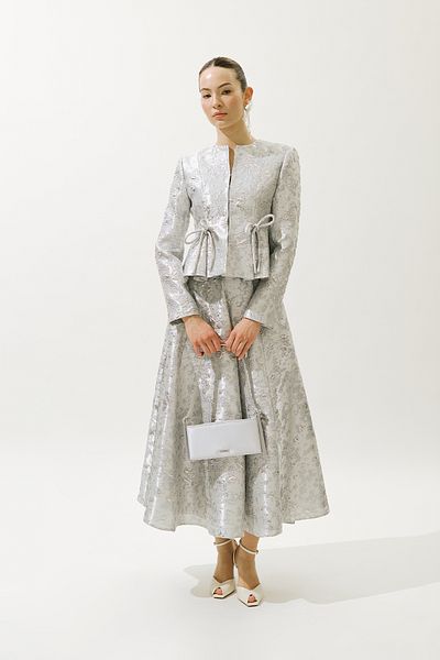 Manuka MARY EVENING JACQUARD JACĂ ALBASTRU