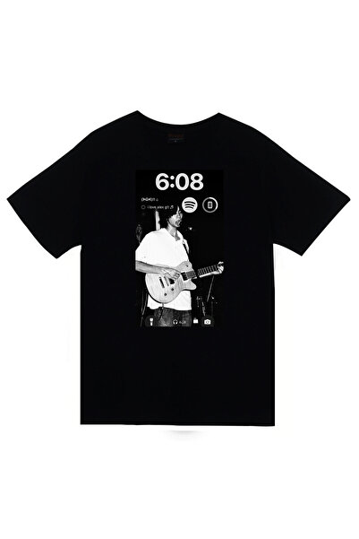 fame-stoned تي شيرت Alex G مطبوع للجنسين مصنوع من القطن بنسبة 100% باللون الأسود