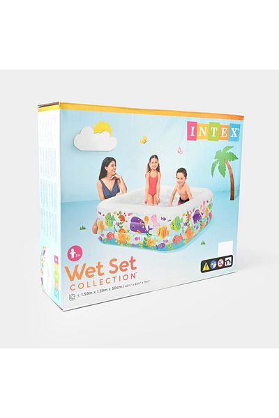 rexa Sea Aquarium Soft Side Pool – 1.59m x 1.59m x 50cm