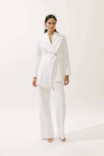 Manuka Valentine Blazer Jacket Ecru
