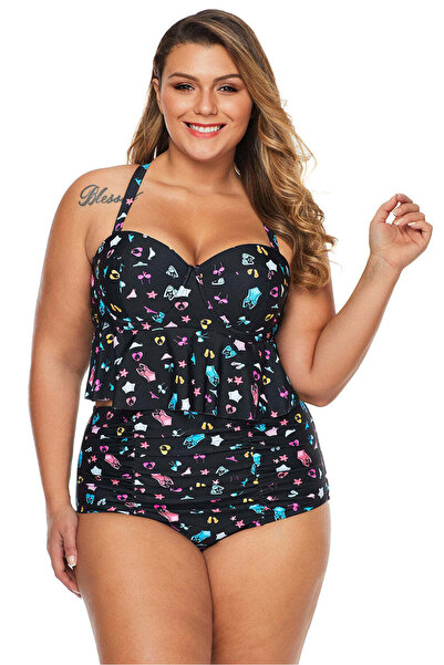 WildFashion Costum de baie in 2 piese cu print fashion SW2310-151 XL