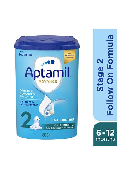Aptamil Advance Stage 2 Follow On Formula From 6-12 Months 800 g