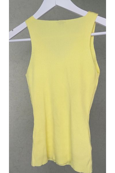 JM V-Neck Thin Knitwear Tank Top with Thick Straps