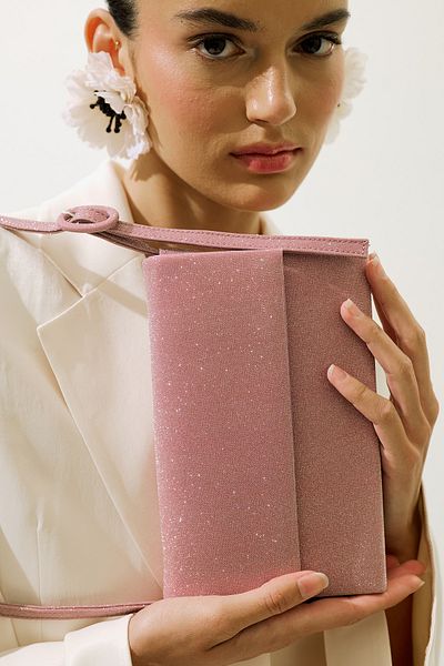 Manuka Shiny Covered Evening Bag Powder