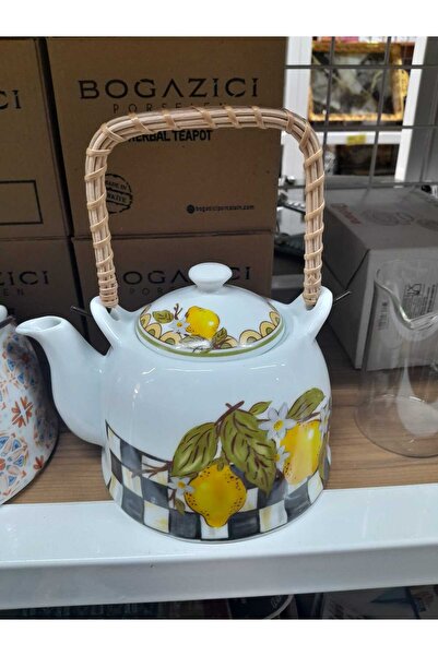 sfs elektrik demlik PORLEN HASIR KULPLU PORSELEN ÇAYCI kuplu KAHVECİ ŞIK GÖRÜNÜM