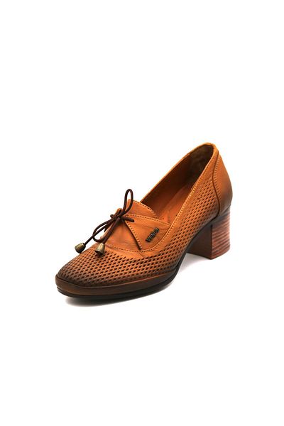 Venüs 1374Y Women's Leather Heeled Shoes