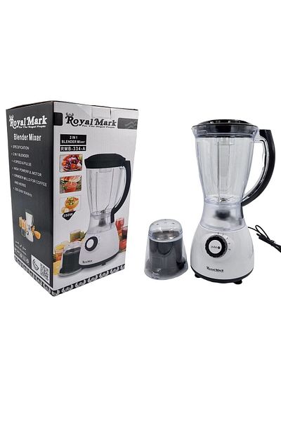royal mark 2 In 1 Electric Blender With Grinder 1500 ML 350W
