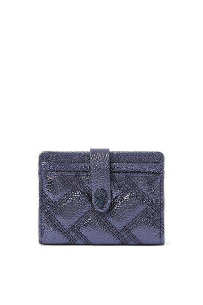 Kurt Geiger حامل بطاقات كينسينغتون، حامل بطاقات من الجلد اللامع ونمط النسر