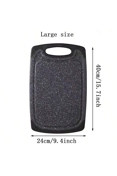 Choice 1PC L black 1/3PCS kitchen household imitation marble can hang non-slip classification vegetables me