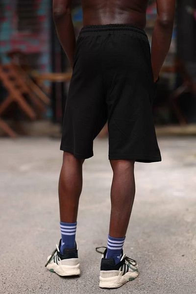 FantaziAtölyesi Men's Two Thread Pocket Shorts - Black