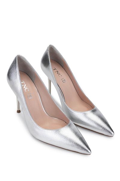 Tamer Tanca Women's Vegan Gray Heeled Shoes