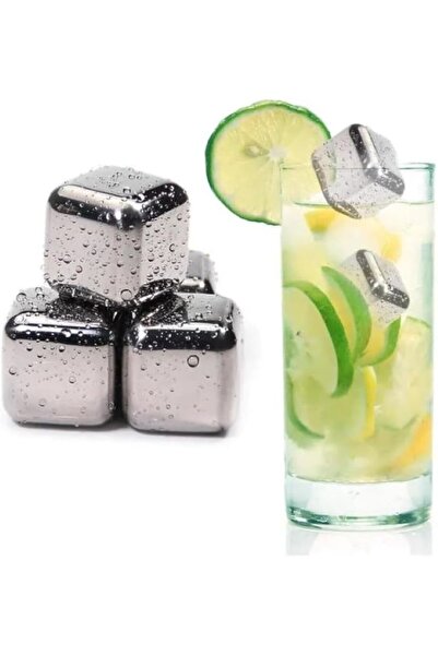 Coverzone Paslanmaz Çelik Buz Kalıbı Sulandırmayan Hediyelik Viski Soğutma Ta...