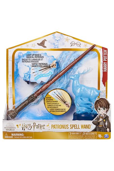 Harry Potter WIZARDING WORLD PATRONUS SPELL WAND BAGHETA LUI HARRY 33CM