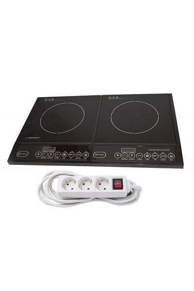 ESPERANZA Electric induction hob set, 2 burners, 8-level temperature control and 4 cooking functions