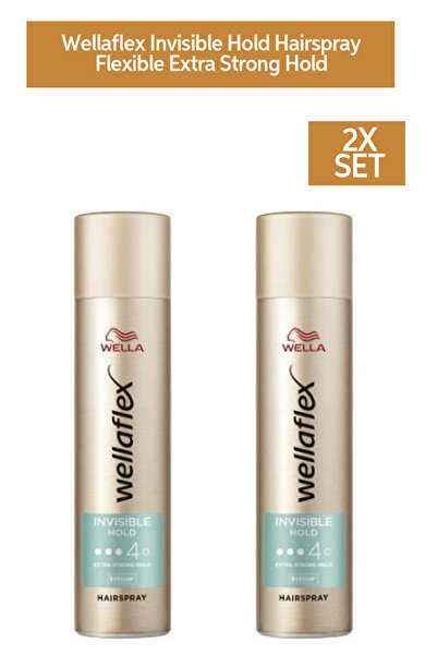Wella بخاخ تثبيت الشعر ويلافليكس غير المرئي - تثبيت قوي ومرن، نباتي، ثبات يدو...