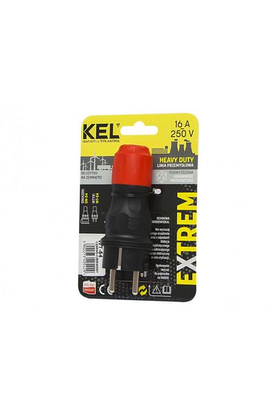 Blow Straight plug WT-54, Blow, Black/Red