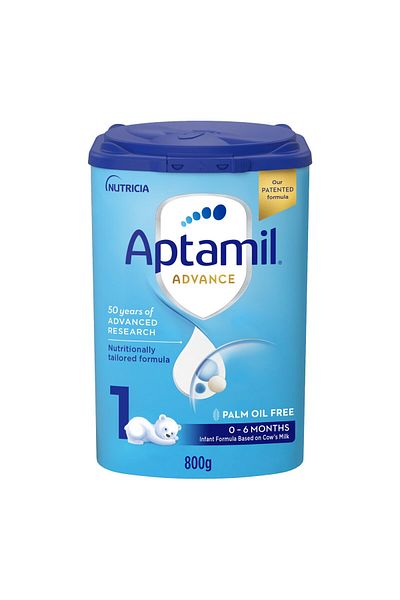 Aptamil Advance Stage 1 Infant Formula From 0-6 Months 800 g