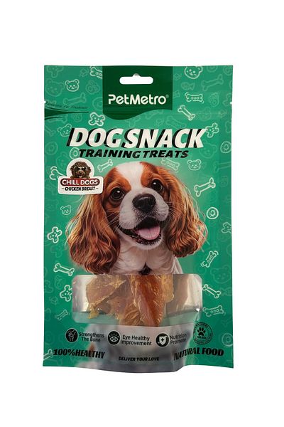 Chill Dogs . Dog Training Treats, 85g Chicken Breast, Natural Healthy Snacks.