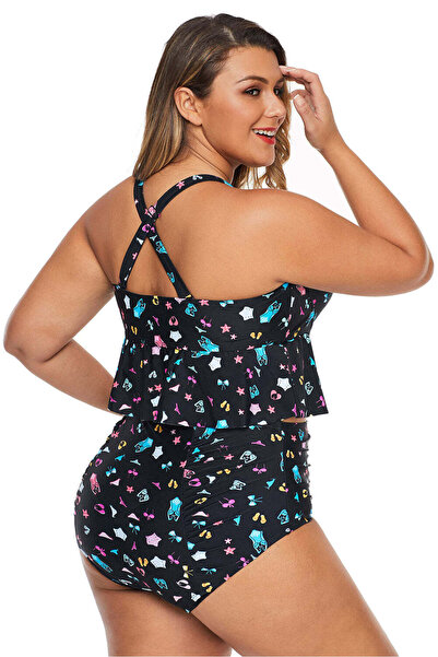 WildFashion Costum de baie in 2 piese cu print fashion SW2310-151 XL