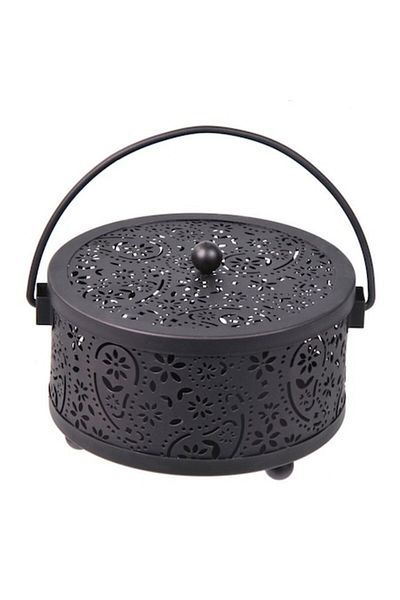 OEM Suport metalic pentru spirale anti-țânțari, negru, 12x16 cm