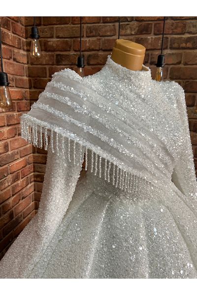RENGARENG Tested Puffy Wedding Dress