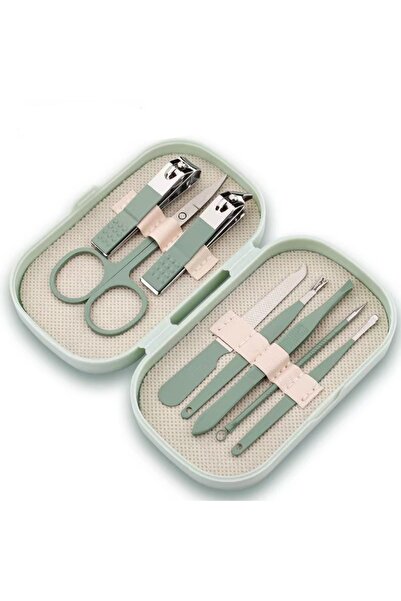 Choice مجموعة مانيكير وباديكير فاخرة من SET110-Green8، مكونة من 14 قطعة، بالل...