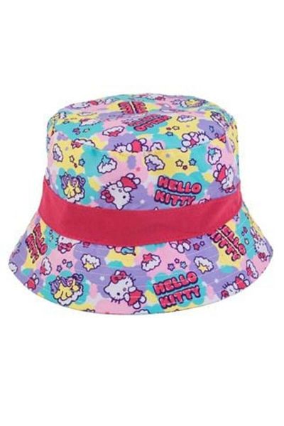 Hello Kitty Bucket Hat Colorful Hello Kitty Design for Babies