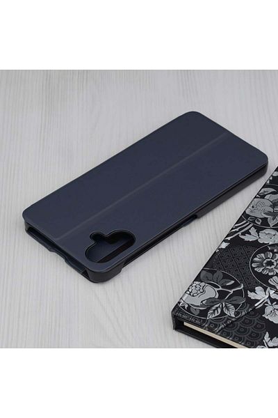 SKYDDAR INNOVATION Husă pentru Samsung Galaxy A06, eFold, tip carte, albastră, set autocolante