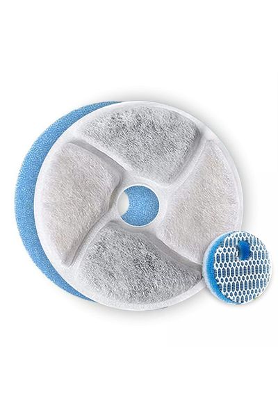 Linomag Filtru de schimb pentru dozator de apă 2,6 l, pentru câini și pisici, 10,5 cm x 10,5 cm