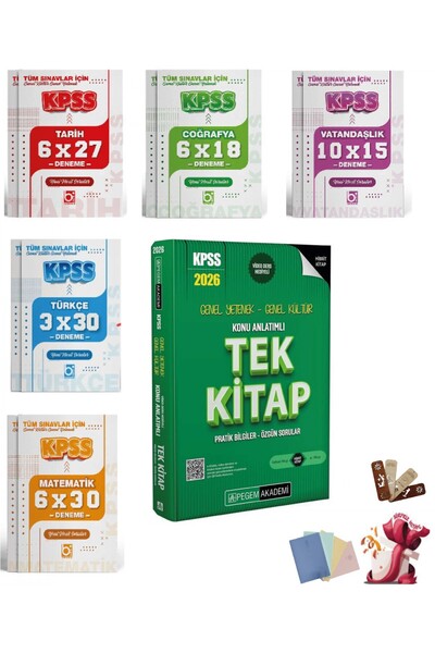 Pegem Akademi Yayıncılık Pegem 2026 KPSS Genel Yetenek Genel Kültür Konu Anla...