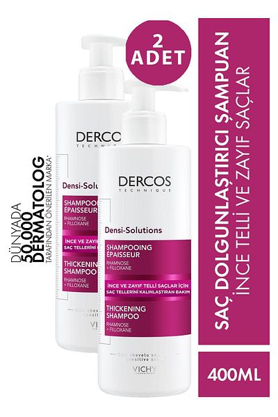 Seddar Collection Densi Solution Shampoo Hair Volumizing 400 ml 2 Pieces